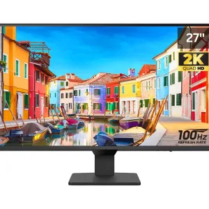 BenQ GW2790Q Home Office Monitor (27" QHD (2K, 2560 x 1440) IPS Display | 100Hz | 99% sRGB | 350nits | 16:9 | 16.7M Colors | 2 x HDMI & 1 x DP | 2 x 2W Speaker | Eye Care)