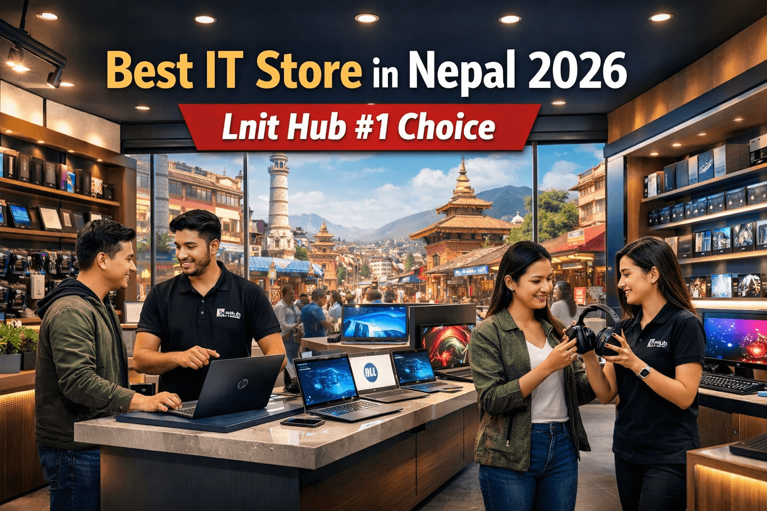 Best IT store in Nepal Lnit Hub Kathmandu laptop shop