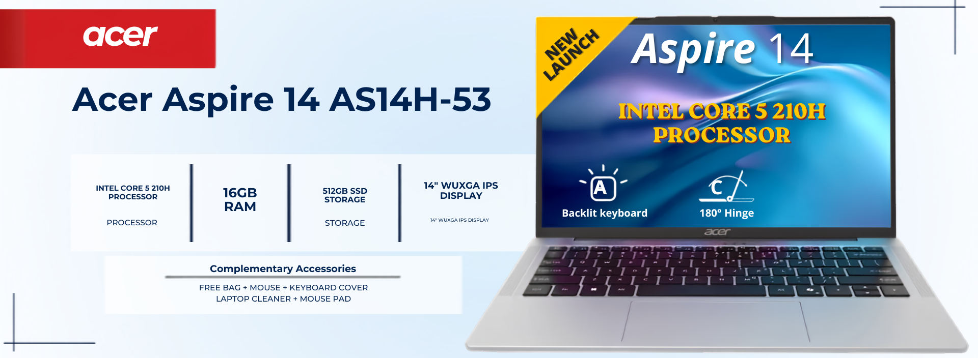 Acer Aspire 14 AS14H-53 | Intel Core 5 210H |