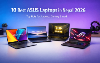 Best ASUS laptops in Nepal 2026 including VivoBook TUF Gaming and ROG models comparison